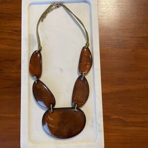 Beautiful brown necklace